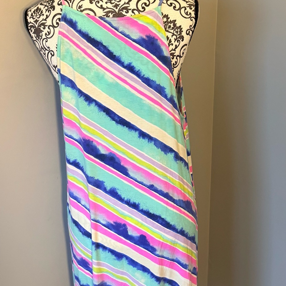 🌊 Lilly Pulitzer “Breakwater Tint Party Wave” Asymmetrical Dress - Picture 5 of 8